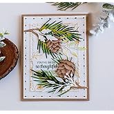 Pine Cone Leaf Decoration Metal Cutting Dies, Cut Stencils &amp; Embossing Paper Dies for Card Making &amp; Scrapbooking