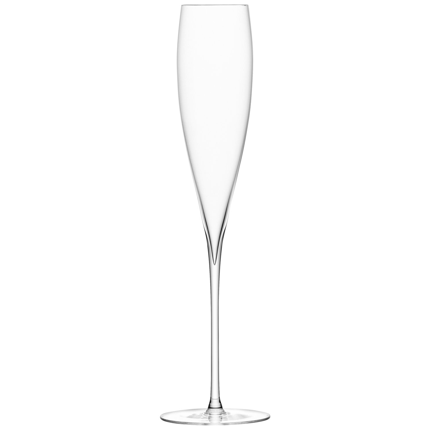 LSA International Savoy Champagne Flute 200ml Clear | Set of 2 | Mouthblown & Handmade Glass | SA05