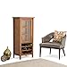SIMPLIHOME Bedford SOLID WOOD Universal TV Media Stand, 53.9 inch Wide, Living Room Entertainment Center, Storage Cabinet with Glass Doors, for Flat Screen TVs up to 60 inches in Dark Tobacco Brown