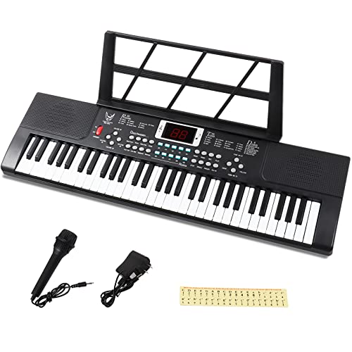 HOILUKFUNG 61 Keyboard Piano, Piano Keyboard For Kids, Electronic