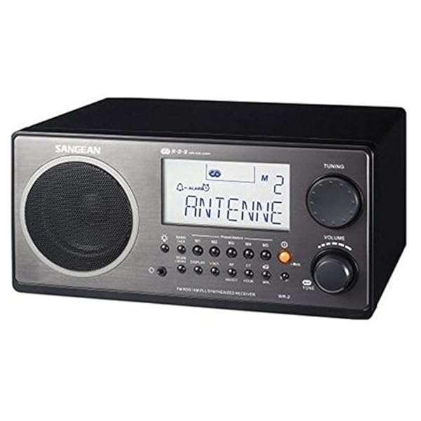 Radio Digital Sangean WR-2BK FM-RBDS AM mueble de  madera - Imagen 4