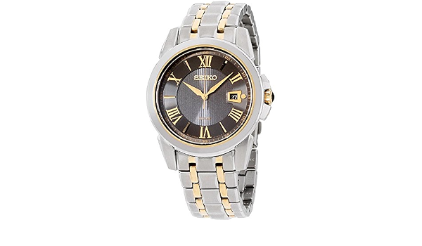 Seiko SNE398 Men's Stainless Steel Two-Tone Band Blue Dial Watch :  Amazon.ca: Clothing, Shoes \u0026 Accessories