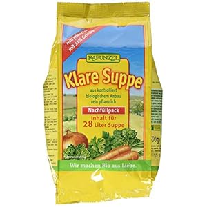 Rapunzel Klare Suppe, mit Bio-Hefe, 1er Pack (1 x 500 g) – Bio