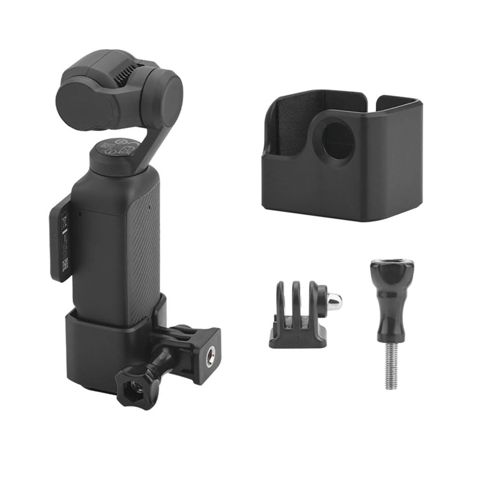 EUGOOCX Expansion Adapter for DJI OSMO POCKET 3, Camera Protective Frame use with Backpack Clips Neck Brackets Headbands Accessories (Adapter Frame Set)