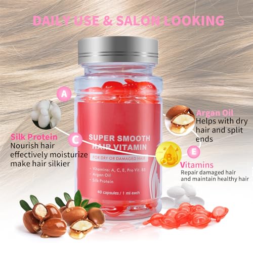 SHYWAY HAIR TREATMENT, NO RINSE – PINK HAIR OIL AND SERUM WITH VITAMINS A C E PRO B5, ARGAN MACADAMIA OILS FOR FRIZZY, DRY, DAMAGED HAIR CARE