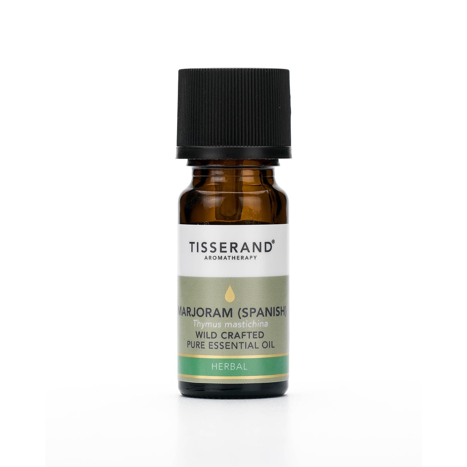 Tisserand Aromatherapy - Wild Crafted Marjoram Essential Oil, Massage Oil - Wild Crafted Marjoram, Bath Oil, Aromatherapy Oil - 100% Pure and Natural Essential Oil - 9 ml — image 1