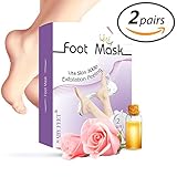 Foot Peel Mask 2 Pairs Foot Peeling Mask For Soft Feet - Foot Peeling Gel - Socks Booties Soft & Smooth Feet For Men And Women - Result - Your feet become like Baby feet