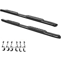 Galaxy Auto 5'' Oval Curved for 2009-18 Dodge Ram 1500 & 2019-24 Classic/Warlock Models Quad Cab - Side Steps Nerf Bars Runni