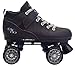 Pacer Black Mach-5 GTX500 Quad Speed Roller Skates w/ 2 Pair of Laces (Gray & Black)