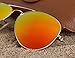 Ray-Ban RB3025 Aviator 58mm Gold Orange Flash Sunglasses