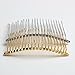 MagiDeal 10 Pieces Vintage Handmade DIY Wire Comb Metal Hair Combs Base 4 Colors Plated Women's DIY Wedding Bridal Hair Jewelry - as described, mixed