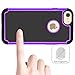 iPhone 7 Case,,ANLI(TM)[Shock Absorption] Drop Protection Hybrid Dual Layer Armor Protective Case Cover for Apple iPhone 7(4.7 inch) Purple