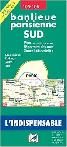 Plan De Ville Paris Banlieue Sud Plans Indispensable Amazon Com Books