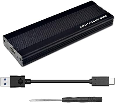 JMT Caja SSD NVME de 3TB Adaptador PCI-E M.2 a USB 3.1 Tipo-C