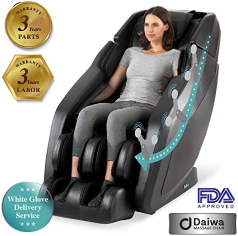 Relaxation Luxury Zero Gravity Full Body Massage Chair OLYMPIA (Black / 3 years warranty)
