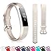 ZEROFIRE Bands Compatible with Fitbit Alta HR and Fitbit Alta (4 Pack), Replacement Sport Wristbands with Secure Metal Buckle for Fitbit Alta/Fitbit Alta HR/Fitbit Ace, Small Large