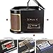 Record Player,DLITIME 3-Speed Vinyl Turntable Built-in 2 Bluetooth Speakers, Headphone Jack/Aux in/RCA/LED/USB/CD/FM/AM Radio Playerthumb 3