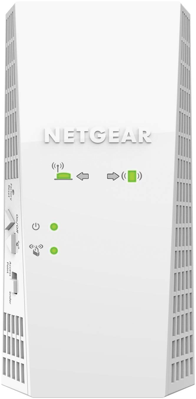 NETGEAR EX6410-100UKS AC1900 Mesh Wifi Extender (1.9 Gbps) with UK Plug