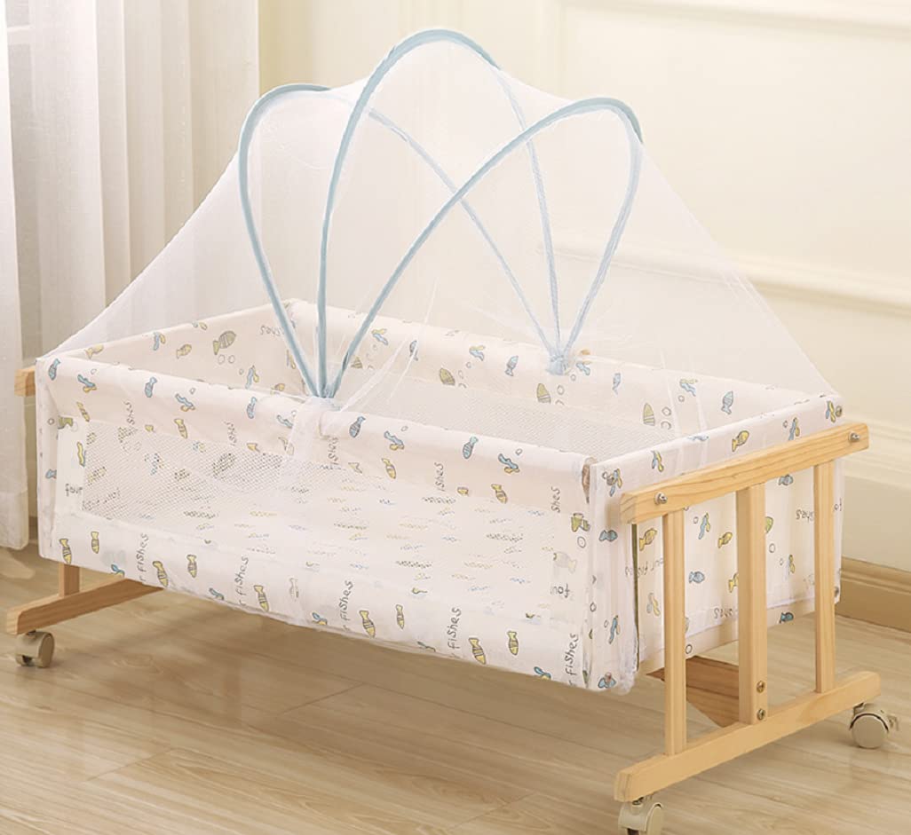 Baby Mosquito Net Bed Canopy Cot Net Canopy Baby Cot Insect Net Arched Mosquito Net for Cot Crib Canopy Hanging Bed Canopy for Baby Crib Nook Baby Mosquito Insect Net Baby Canopy Insect Protection