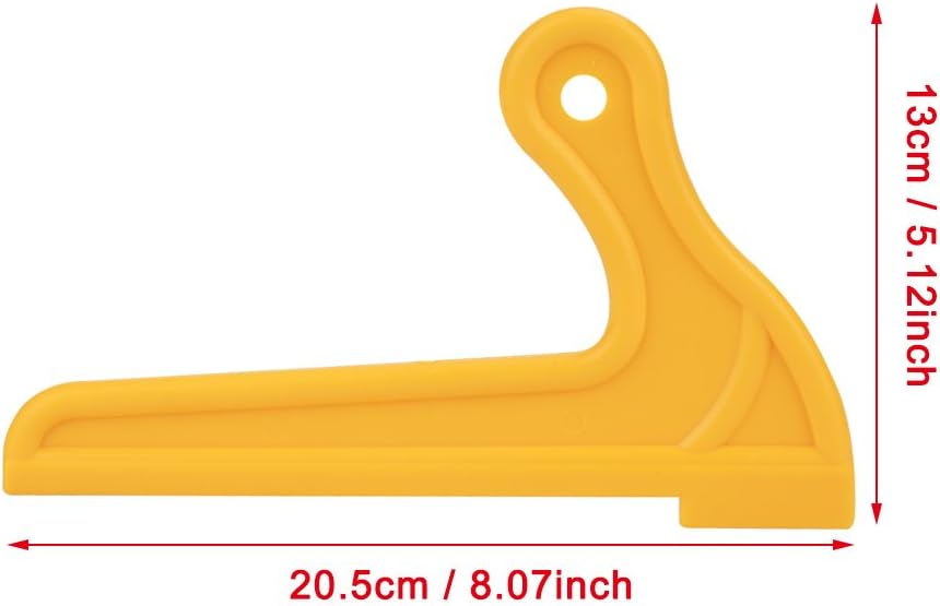 YWBL-WH 2Pcs Push Sticks V-Type Wood Saw Push Sticks for Carpentry Table Working Blade Router, Yellow - Image 3