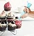 52 Pieces Cake Decorating Tips Set Storage Case,Cupcake Decoration Supplies Kit with 42 Stainless Steel Icing Tips , 2 Silicone Pastry Bag, 2 Flower Nails, 2 Couplers and 1 Wash Brush for Cookie