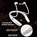ZEALOT NEW H1 Bluetooth Headphones Neckband Headsets Noise Reduction Running Earbuds Hands-free Phone Call(White)