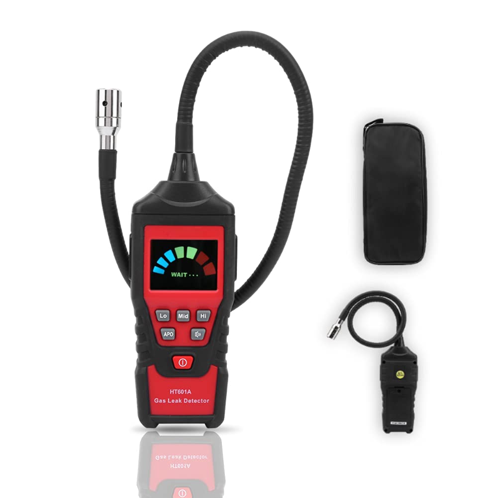 Combustible Gas Leak Detector, Portable Natural Gas Sniffer Combustible Propane Methane Tester Analyzer, Emergency Tools for Home, Battery Not Included