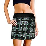 XrSzChic Womens Tennis Golf Skirt Athletic Exercise Printed Skorts Short Pocket