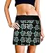 XrSzChic Womens Tennis Golf Skirt Athletic Exercise Printed Skorts Short Pocket