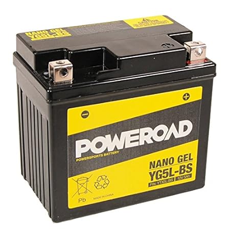 12V Gel Batterie 5Ah - YG5L-BS - YTX5L-BS - inkl.7,50€ Pfand KT (1-031)