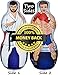 Inflatable Two Sided Karate and Boxing Punching Bag | Includes One Inflatable 5 Foot Tall Bop Bag with Illustration of a Karate Master on One Side and Boxer on Reverse Side