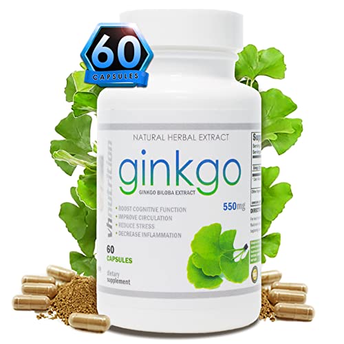 VH Nutrition GINKGO BILOBA Maximum Strength Memory, Focus, and Brain