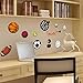 Wall Stickers,GOODCULLER Sport Ball Stickers Decorative Creative Removable Wall Stickers Home Decor