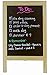Wooden Decorative Tabletop A-Frame Double-Sided Kitchen Chalkboard Sign 12