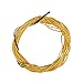 Riverruns Tenkara Line Tapered Furled Line Fly Line 12ft/13ft Braided Furled Line(Gold,13ft)