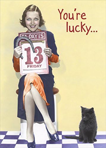 Lucky Charm Woman Funny Feminine Birthday Card