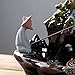MeiHao Ceramic Backflow Incense Holder Incense Incense Burner Cones Stick Holder for Home Office Decor