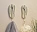 Tumbler Home-Tropical Flip Flop Wall Hooks - Set of 2-10 Inch Tall with Seashell and Starfish Accents