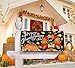 Wamika Thanksgiving Day Sunflower Turkey Pumpkin Mailbox Cover Magnetic Standard Size,Autumn Give Thanks Letter Post Box Cover Wrap Decoration Welcome Home Garden Outdoor 21