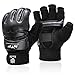 FitsT4 Half Mitts UFC MMA Training Boxing Punch Bag Kickboxing Sparring Grappling Martial Arts Muay Thai Taekwondo Wrist Wraps Support Gloves for Women Men Kids