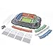 Nanostand San Siro Milan AC Puzzle - Red/Grey, Size One
