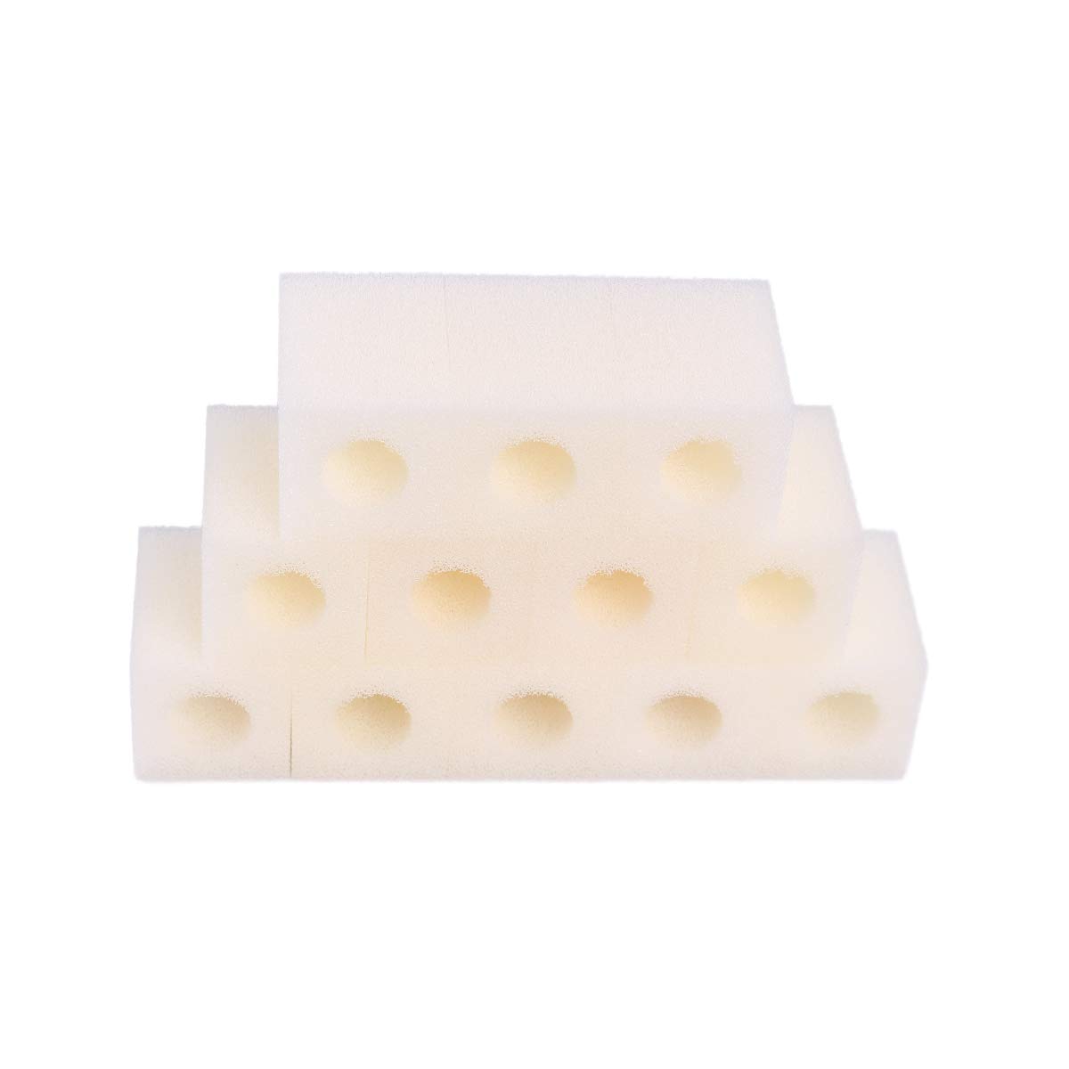 INGVIEE Pack of 12 Compatible Cartridge Filter Foams Replacement for Eheim 2617080 Pickup 60 2008 Aquarium Filter