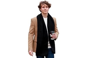 FULLRON Men Winter Scarf Soft Warm Long Cashmere Feel Scarves