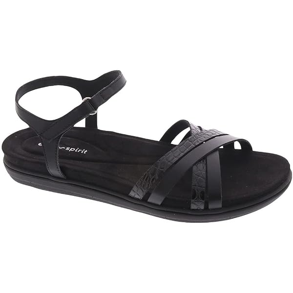Easy Spirit Women's Minny Flat Sandal - Comfortable Casual Sandals With Arch Support