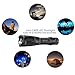 Refun E6 High-Powered Tactical Flashlight Water Resistant Handheld Flash light for Camping Hiking [Rechargeable Battery and Charger Included], Black