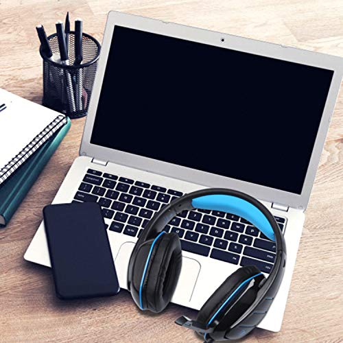 Gaming Headset,MMUSC Stereo Headphones for Laptop,Tablet,PS4, PC, Xbox One Controller, Noise Cancelling Over Ear Headset with Mic, LED Light, Bass Surround - Thumbnail 5