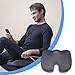 Laneo Back Support Seat Cushion - Coccyx Cushion for Sciatica, Back Pain Relief & Tailbone Pain Great for Office Chair, Sitting on The Floor & Car Driver Seat (Gray)