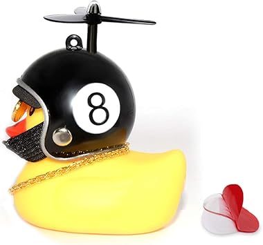 Amazon 車内装飾 自転車 バイク タケコプター かわいい アヒル型 アクセサリー 黄色いアヒル 車内インテリア 漫画アヒル 騎乗パートナー 子供 大人用 愛車に 取付簡単 自動車装飾 1 Jerow ベル