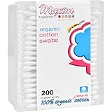 Maxim Hygiene Products Organic Cotton Swabs - Matchbox Pack - 200 Ct