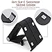 SourceTon 2 Packs Multi-Angle Adjustable Cell Phone Stand, Portable Sturdy Plastic Desk Stand Mount Fits All Smart Phones Charging with Anti-Slip Base and Convenient Charging Port, Fits mini Tablet